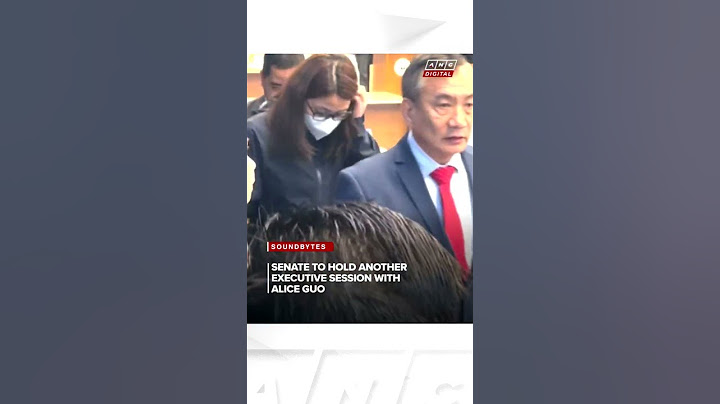 Senate to hold another executive session with Alice Guo | ANC