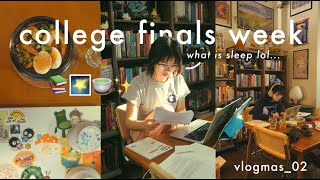 college finals week, aka many sleepless nights (vlogmas 02)