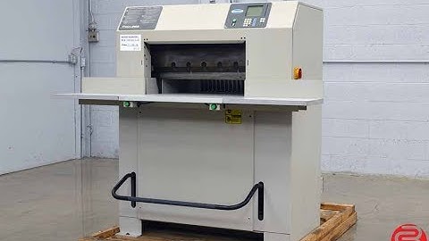 Challenge Titan 265 26.5" Hydraulic Programmable Paper Cutter