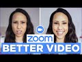 ZOOM Tutorial: How to Get BETTER VIDEO QUALITY (2020) Look Good on Zoom With These Tricks!