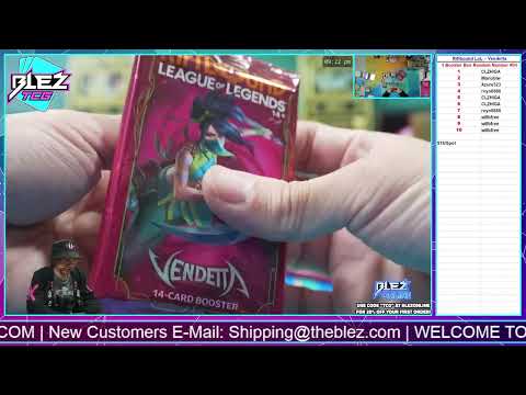 2026 Riftbound League of Legends   Vendetta 1 Box Break Random Number #04
