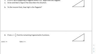 L4 Ex. 5, 6 Guided Notes: Trigonometry- Sides Profile