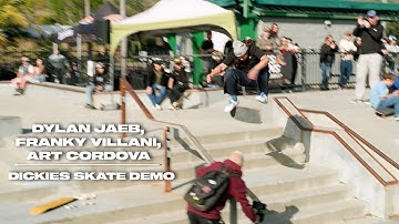 Dylan Jaeb, Franky Villani, Art Cordova at Dickies Demo for Sixes and Sevens Skate Shop