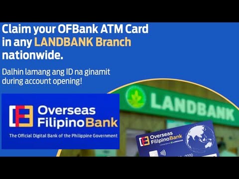 PAANO KUMUHA NG OFBANK ATM CARD - YouTube