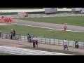 Saluti dei piloti della moto gp al gran premio di San Marino 2013