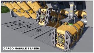 Space Engineers 45° Cargo Module Teaser