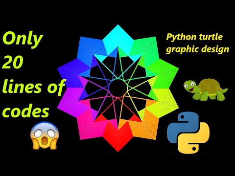 python turtle design | python turtle graphics #youtube - YouTube