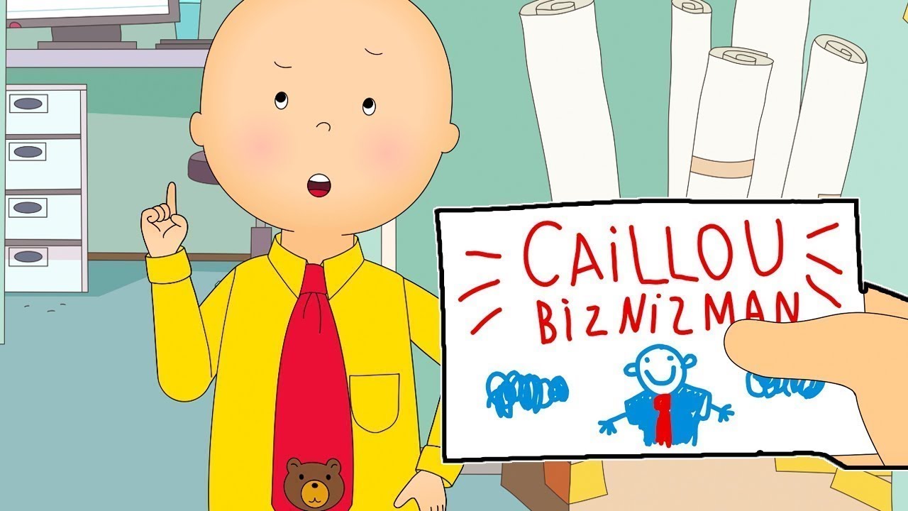 Caillou se met au travail | Les Nouvelles Aventures de Caillou | Caillou en Français