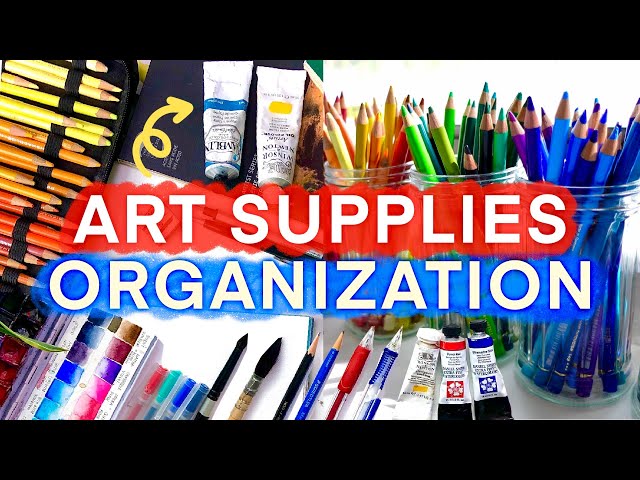 35 Easy Ways to Organize Your Art Supplies