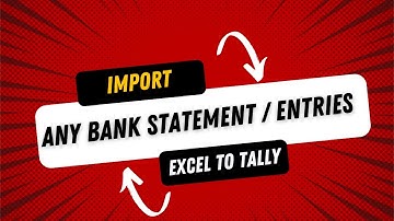 The easiest way to import any bank statement in Tally 4.0, Tally ERP9, by clicking just 3 steps