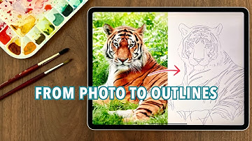 How I Trace Photos for Watercolor Painting