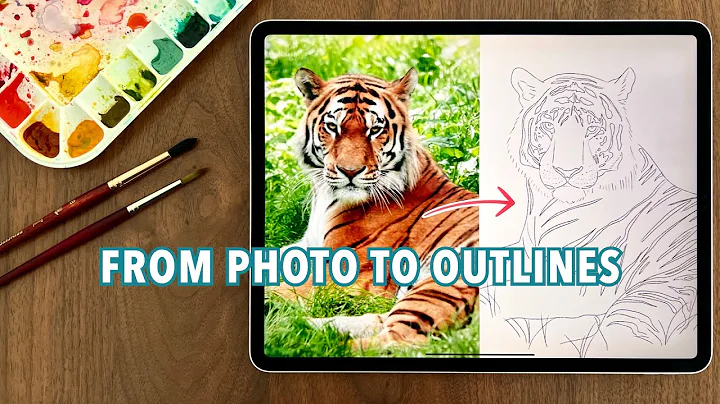 How I Trace Photos for Watercolor Painting