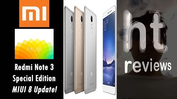 Xiaomi Redmi Note 3 Special Edition (Kate) MIUI 8.1.1.0 (MHRMIDI) Android Update