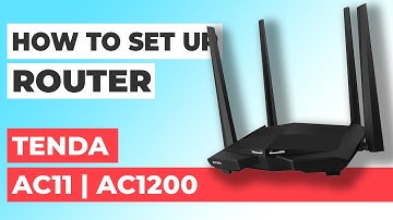 ✅ How to Set Up Tenda AC11 | How to Setup Tenda AC1200 AC11 WiFi Router