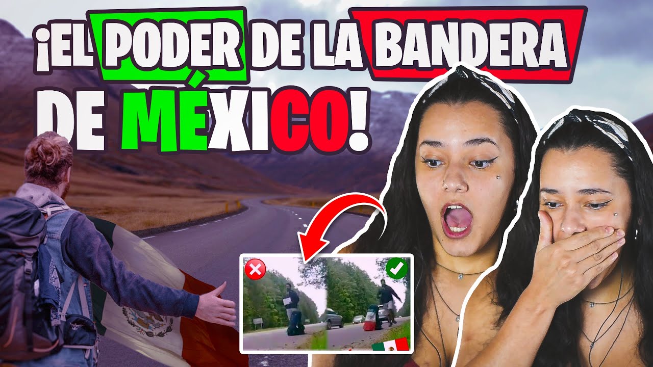ESTO pasa cuando pides aventón con la BANDERA DE MÉXICO 😱 Reaccionando a México |Brasileña Reacciona