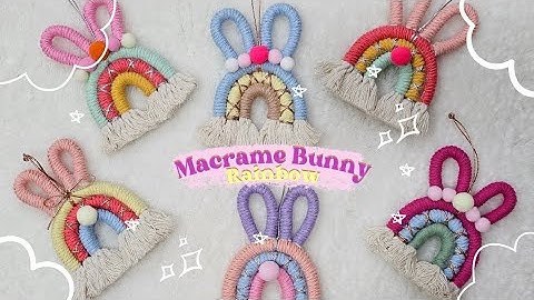 DIY : MACRAME BUNNY FOR EASTER | EASTER DECOR |