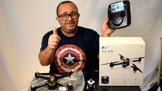 Unboxing  do Drone Hubsan h501s X4 AIR  Drone de Entrada para os iniciantes .