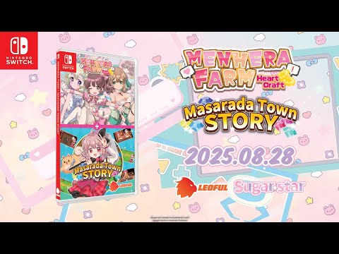 Menhera Farm + Masarada Town Story - Game Trailer (Nintendo Switch)