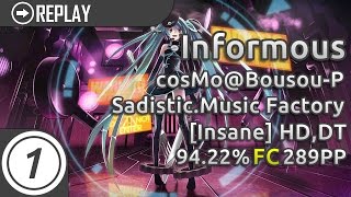 Informous Cosmo -P - Sadistic.music Factory Insane Hd,Dt 94.22%