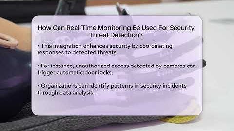 How Can Real-Time Monitoring Be Used For Security Threat Detection? - Talking Tech Trends