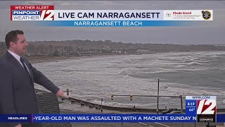 WPRI 12 Weather Forecast 25 Stormy Start Today Nicer Tuesday