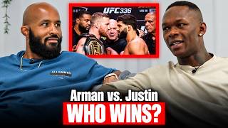 Israel Adesanya & Demetrious Johnson Breaks Down Justin Gaethje vs Arman Tsarukyan!