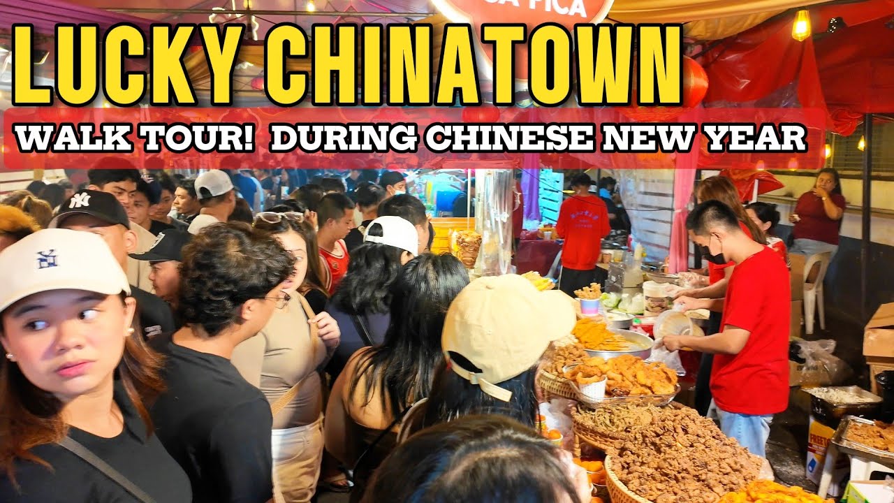 Amazing Street TOUR!!|LUCKY CHINATOWN BINONDO MANILA PHILIPPINES|Walk tour in 4K 🇵🇭