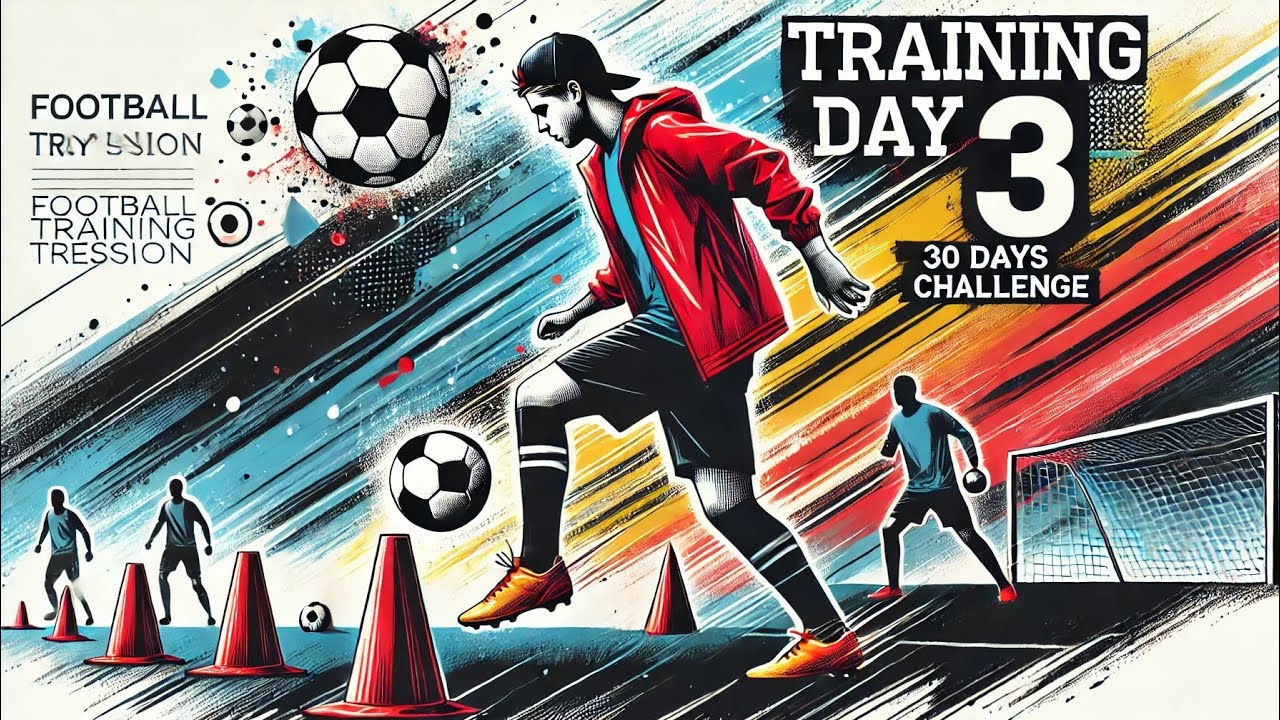 ⚽ Training Day 3 | 30 Days Football Challenge | Growing India Football ...