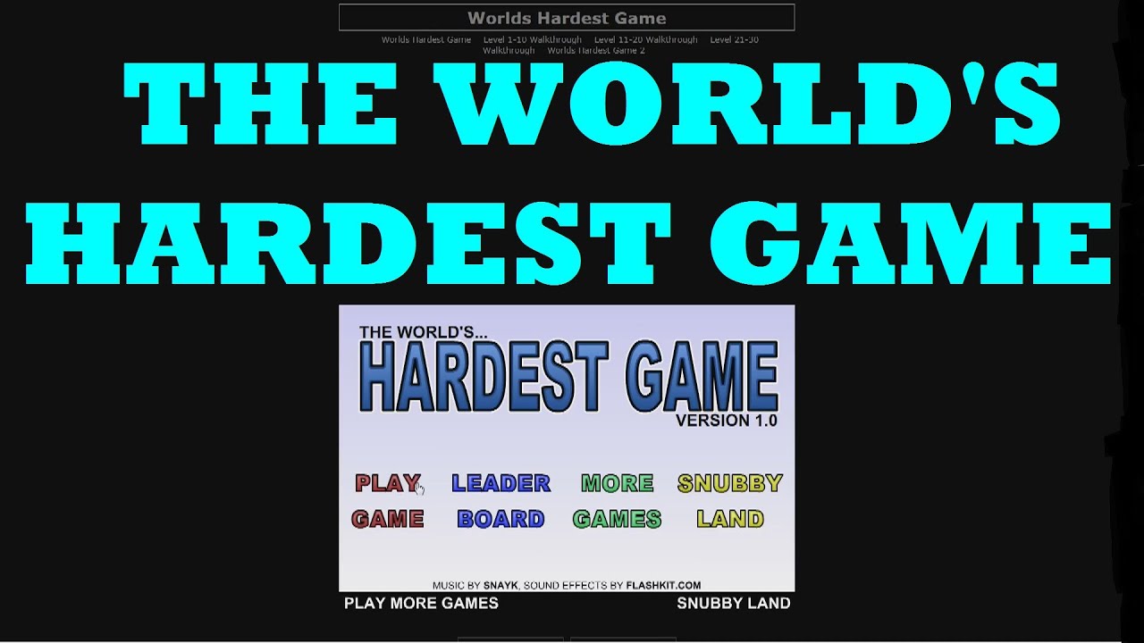 THE WORLD'S HARDEST GAME!!!!! LEVELS 1-15 | GUNNERS ALIVE - YouTube