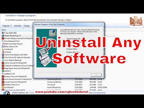 How to Uninstall Apps on Windows 7 in Hindi | Uninstall Software Windows 7 | hqdefault
