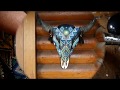 How to paint dot mandalas with Kristin Uhrig #44- Beaded Cow Skull