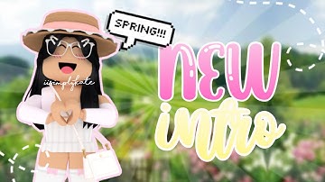new SPRING INTRO!! | Roblox Animated GFX Intro | iiSimplyKate