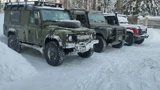 Запускаю ЛР Дефендер в -28. (300tdi vs td5)