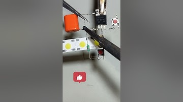 Easy Diy Soft On Off Led 🌟circuit | 😎 irf z44n mosfet led project #shorts