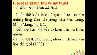 SƠ LƯỢC MĨ THUẬT THỜI NGUYỄN