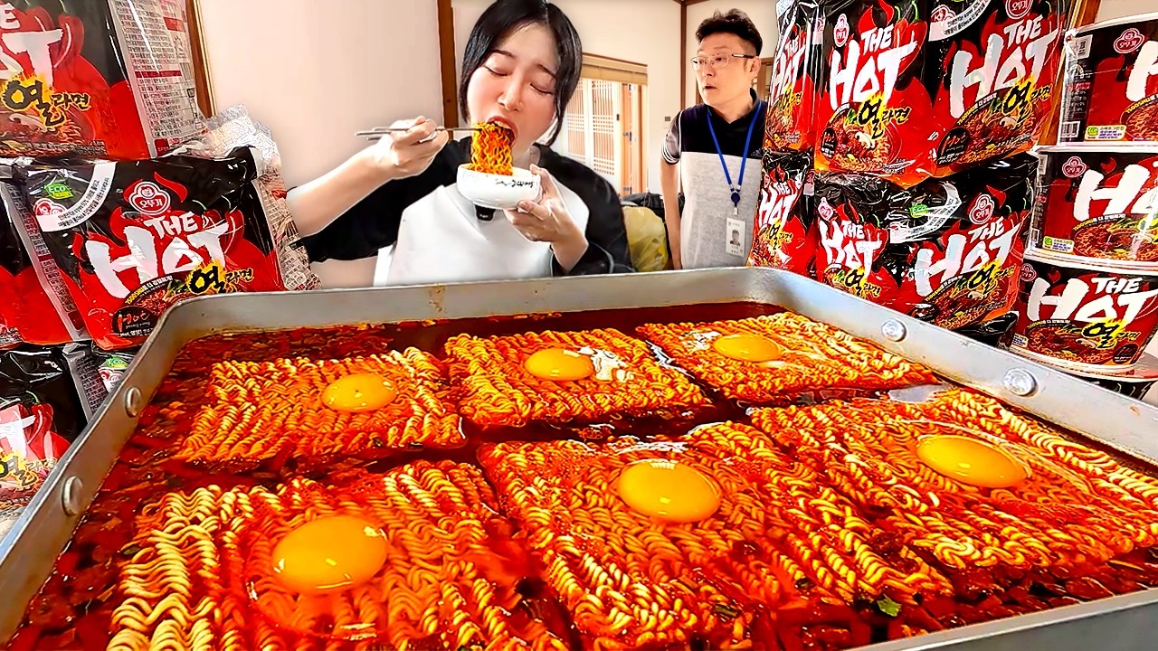 Безумно острый королевский рамен🔥 Каролина Рипер, Бхут Джолокия, Вьетнамский перец, Хабанеро!