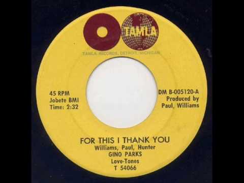 Gino Parks - For This I Thank You.