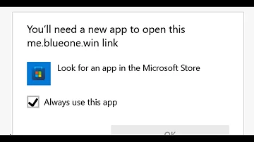 Fix Error You'll Need A New App To Open This me.blueone.win Link After Uninstalling Blue Mail App