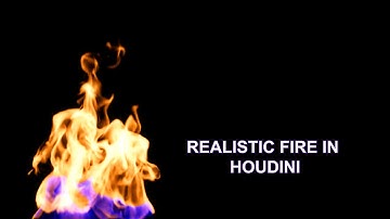 Realistic Fire FX in Houdini fx #animation #houdini #fire
