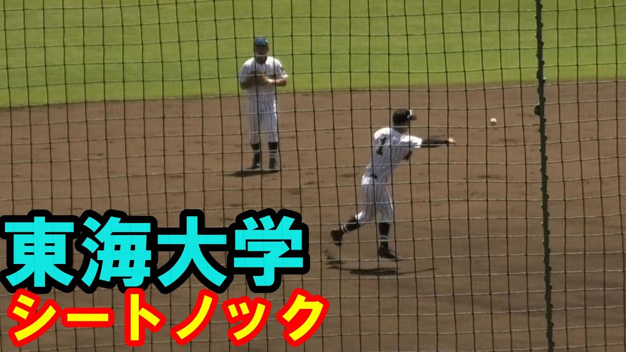 東海大学 シートノック（2024年首都大学野球春季リーグ） - YouTube
