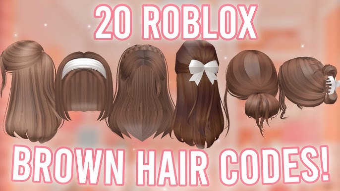 25 Aesthetic Brown Hair Codes For Bloxburg & Roblox 