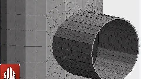 Interconnected Shafts Modelling in STAAD.Pro Physical Modeller with Automated Mesh _ Tutorial