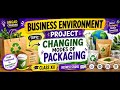 Business Environment Project| Changing modes of packaging Class XII Business Studies