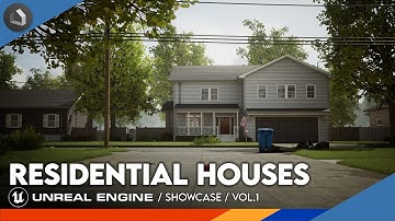 Residential Houses | Unreal Engine | FAB Modular Pack