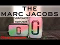 The Marc Jacobs SNAPSHOT vs HOTSHOT сравнение двух сумок camera bag. Airbrush 2.0 green-multi.