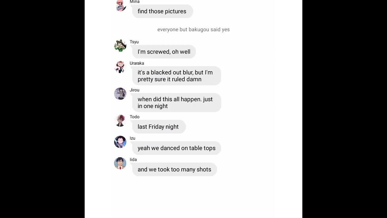 MHA Dekusquad Lyrics Prank Last Friday Night