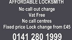 Affordable Locksmith Clydebank 0141 280 1999 