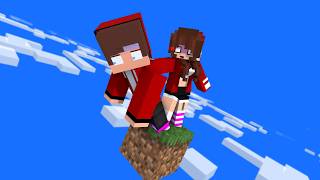 Maizen Jj Jj Sister Survive 1 Block In Minecraft 100 Days - Minecraft Animation