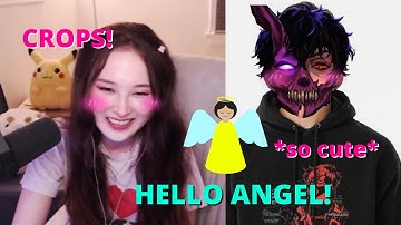 Corpse and Tina being the cutest friends ever 🥺Tina to Corpse "Hi Angel"