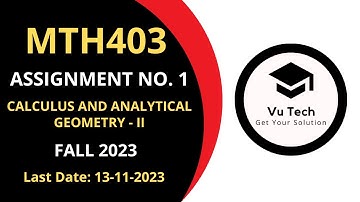 MTH403 ASSIGNMENT 1 SOLUTION FALL 2023 | MTH403 ASSIGNMENT 1 SOLUTION 2023| MTH403 ASSIGNMENT 1 2023